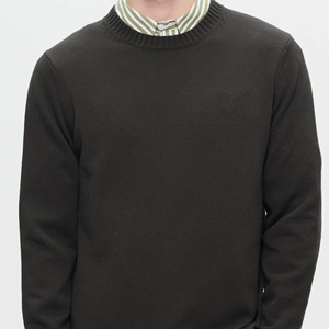 เสื้อสเวตเตอร์ถักคอกลมแบบใหม่ พรีเมียม สวมใส่สบาย สำหรับผู้ชาย คุณภาพดีที่สุด ทรงทันสมัย ปลายแขนยืดหยุ่น เสื้อกันหนาวสำหรับผู้ชาย - Product Image 1