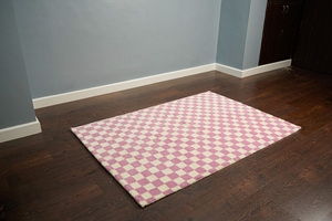 Boho Bliss tapis en laine moderne fait à la main lavable tissé à la main esprit bohème tapis en peluche pour infuser l'espace domestique de style bohème - Product Image 4