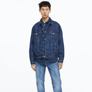 Chaqueta vaquera personalizada de 100% algodón para invierno con etiqueta privada y logotipo personalizado tela ligera - Product Image 3