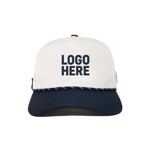 Gorra de Golf Impermeable con Diseño Estético y Dos Tonos, Cuerdas Decorativas, Orificios Cortados con Láser, Logotipo Personalizado, Unisex, para Deportes al Aire Libre - Product Image 1
