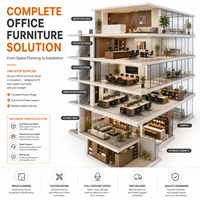 Solution de bureau tout-en-un OEM ODM pour mobilier de bureau, adapté aux salles de direction, salles de conférence, réceptions et cantines