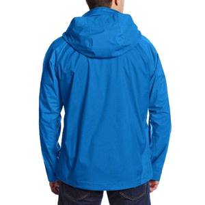 Veste de pluie d'hiver écologique imperméable personnalisée OEM pour hommes, légère, respirante, d'extérieur, avec capuche et fermeture éclair pour un usage quotidien - Product Image 2