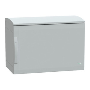 Armadio Elettronico da Pavimento SCHNEIDER ELECTRIC NSYPLAT5 in Poliestere per Strumenti, 500x750x420mm, con Porta Liscia in PLA Thalassa - Product Image 1