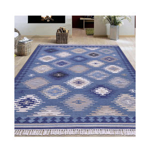 Dernière collection de tapis de sol en jute rectangle brodés à la main 100% matériau naturel chambre cuisine utilisation Logo modèle bas prix - Product Image 1