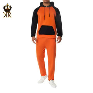 ชุดวอร์มผู้ชาย สีพื้น เสื้อคอตั้งแขนยาว กางเกงขายาว ชุดวอร์มสองชิ้น - Product Image 4