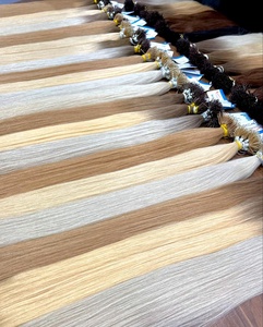 Offre Spéciale toutes les couleurs Nano pointe cheveux vietnamiens Texture droite Double pointe de kératine dessinée 100% Remy humain Nano anneau Extensions de cheveux - Product Image 5