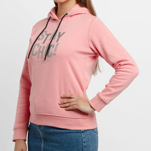 Modèle chaud sweat à capuche pour femme multicolore hiver anti-boulochage, respirant 100% coton doux polaire Logo personnalisé impression sweat à capuche pour femme - Product Image 4