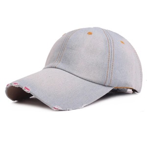 Casquette de Baseball en Denim Unisexe Réglable Chapeaux Extérieur Décontracté Sportif Quatre Saisons Léger Logo Personnalisé RRI-BC-30 - Product Image 5