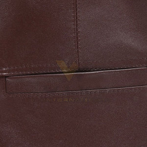 Producto portátil Chaleco de cuero Hombres Cuero grueso Cómodo Bajo Moq Chaleco de cuero profesional - Product Image 4