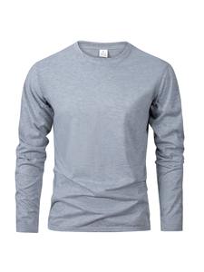 Spring Autumn Men <b>T</b> <b>shirts</b> <b>Long</b> <b>Sleeve</b> Casual Tops Solid Color High Quality <b>Black</b> <b>T</b>-<b>Shirt</b> Classic Men Clothing - Product Image 3