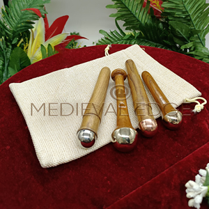 Premium Kansa Steel Copper Marma Pencil for Body Ayurvedic Facial Massage Acupressure Therapy Largest Manufacture Company - Product Image 3