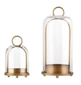 Bougeoirs en métal de style royal en gros, lanternes élégantes et décoration de bougies pour la maison, objets suspendus, utilisation pour Noël et les mariages - Product Image 3