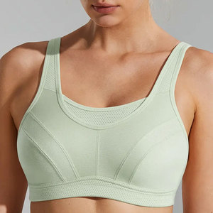 Sujetador deportivo cómodo para todo el día con tela elástica y soporte seguro para mujeres que se entrenan y hacen ejercicio - Product Image 1