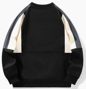 เสื้อสเวตเตอร์คอลูกเรือสำหรับผู้ชายเสื้อสวมหัวแขนปกติสำหรับฤดูใบไม้ร่วงผ้าฝ้าย100% ออกแบบโลโก้ได้ตามต้องการ - Product Image 1