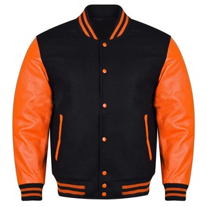 Chaqueta de Béisbol Unisex al por Mayor, Bordado Personalizado, Diseño Universitario, Estilo Urbano para Hombres, Mujeres y Jóvenes, 100% Lana - Product Image 1