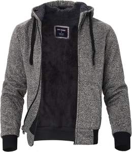 เสื้อมีฮู้ดโอเวอร์ไซส์ผ้าฝ้าย100% สีพื้น - Product Image 1