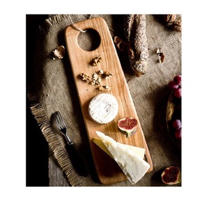 Tabla de cortar de madera hecha a mano de tamaño personalizado Premium Rendimiento duradero de madera natural para uso diario - Product Image 2