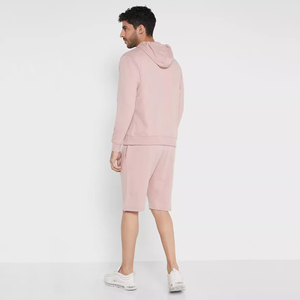Sudadera con capucha y conjunto corto para hombre, chándal transpirable para correr, ropa informal con diseño estampado, Sudadera con capucha y conjunto corto - Product Image 2