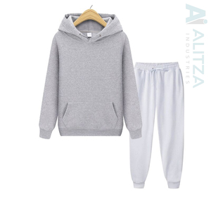 Vente en gros Survêtement à capuche imprimé unisexe personnalisé Tissu en coton biologique de haute qualité Streetwear surdimensionné pour femmes filles Logo - Product Image 1