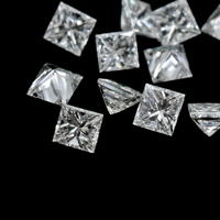Lote de 0,06-0,10 Ctw Natural VS Diamantes sueltos Venta al por mayor 2mm-2,50 MM Forma cuadrada Excelente corte GH Diamante a precio de fábrica