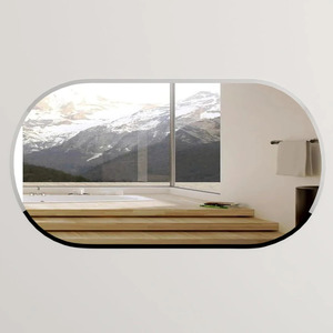 Factory Supply Excellent Design Framed Wall <b>Mirror</b> Home Decor <b>Mirror</b> Irregular Shaped Iron Frame <b>Mirror</b> - Product Image 3