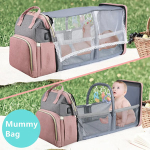Mochila Pañalera Premium de Gran Capacidad, Organizador para Bebés, para <span class=keywords><strong>Viajes</strong></span> Familiares y Cuidado de Recién Nacidos - Product Image 4