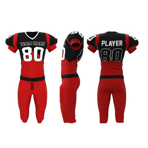 Jersey de Fútbol Americano de Manga Corta, Talla Grande, Transpirable, de Primera Calidad, Uniforme Deportivo Personalizado al por Mayor - Product Image 4