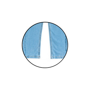 Pantalones vaqueros rectos informales de cintura alta para mujer, pantalones cargo transpirables con estampado de pierna ancha y talla personalizada - Product Image 2