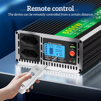 Convertisseur hors réseau monophasé HOULI 3000W 12V 24V 220V 50/60Hz onde sinusoïdale pour usage domestique et automobile avec prise brésilienne