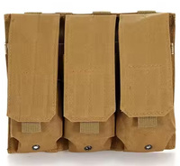 Pochettes tactiques MOLLE triples pour chargeurs, sac de chasse pour chargeurs triples, accessoires de chasse, pochette tactique