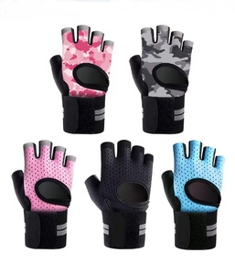 GAF <b>Half</b> Finger PU Leather Gym Fitness Gloves Unisex Sports Weight Lifting Customize Breathable Non <b>Slip</b> Outdoor for Workout - Product Image 4