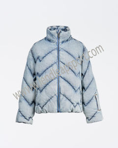Chaquetas acolchadas cálidas de invierno para hombre 2025, venta al por mayor, nueva chaqueta acolchada estampada para hombre, chaqueta acolchada con burbujas, OEM personalizado - Product Image 2