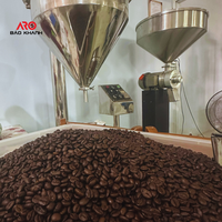 Café Tostado ARABICA ROBUSTA Más Vendido, Rico y Aromático, con Sabor a Mango, Manzana y Frutos Rojos, Entrega Directa de Fábrica, Exportación
