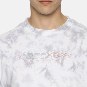 T-shirt Tie Dye à manches courtes pour hommes, col rond, respirant, 100% coton, t-shirt d'été, t-shirt Tie Dye à la mode - Product Image 5