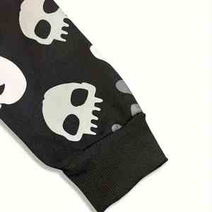 Fabricant OEM, sweat-shirt imprimé par sublimation tendance, lourd, surdimensionné, 500GSM, sweat-shirts Ziooer pour hommes - Product Image 5