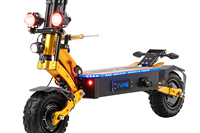 Trottinette électrique YUME X11+ - Double moteur, batterie 60V 30Ah, pneus larges de 11 pouces, suspension intégrale, freins à disque hydrauliques, pliable