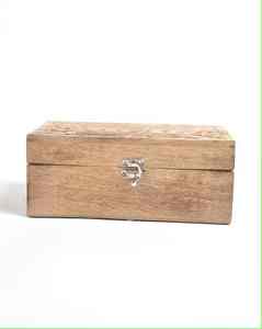 Boîte de rangement en bois de style rustique avec incrustations en résine |   Fait main de haute qualité |   Organisateur de bijoux le plus vendu |   Marco Enterprises MN08 - Product Image 5