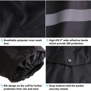 Ensemble de veste et de pantalon de pluie réfléchissant pour adulte, imperméable, avec logo personnalisé, 2025, en vente - Product Image 5