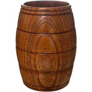 Nouvelle vente chaude Look Vintage Premium Qualité Médiévale Chope À Bière À La Main Durable Conception Médiévale En Bois Poignée En Métal Chope À Bière - Product Image 3