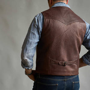 Gilet de moto pour homme hiver 2026, style SWAT, cuir de vachette noir premium, crocheté, respirant, à capuche, extérieur, réglable - Product Image 6