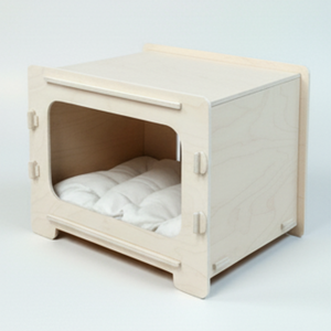 Lit pour chat en bois durable Oem Vietnam Factory Fsc Birch Plywood Pet Furniture Supplier Eco Design AC12 - Product Image 2