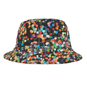 Meilleure qualité grande taille coton seau chapeaux sur mesure broderie Patch bas prix usage quotidien soie imprimé été dessin animé - Product Image 5