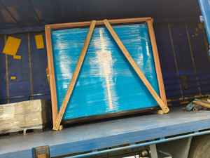 Unidad de tratamiento de aire dividido estático de alta calidad, característica de flujo de aire acondicionado 2300 CFM para equipos de refrigeración de caucho plástico - Product Image 4