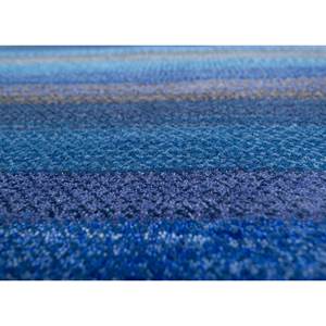 Alfombra Manchaha Azul Geométrica de Lana y Seda de Bambú Anudada a Mano, Alfombra Grande para Sala de Estar para Adolescentes-Les-2203, Alfombras Jaipur US - Product Image 3