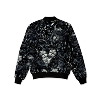 Chaqueta bomber personalizada con impresión 3D de sublimación completa, nuevo diseño, chaquetas unisex para hombres y mujeres