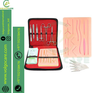 Kit de entrenamiento de sutura Dental de estilo único 2025, pinzas de acero inoxidable, Kit quirúrgico, soporte de aguja médico de campo almacenado, todo de Metal - Product Image 5