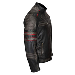 Veste en cuir pour hommes Veste en cuir pour hommes en peau de mouton légère, meilleur tissu, meilleure conception, veste en cuir pour hommes avec manches complètes - Product Image 3