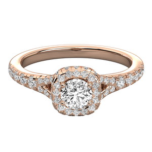 Anillo Brillante de Diamantes Redondos Solitarios en Oro de 10K para Mujer - Product Image 5