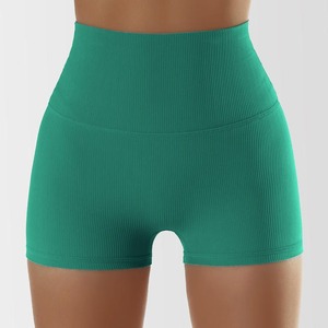 Pantalones cortos de Yoga para mujer, pantalones cortos de entrenamiento de cintura alta, Fitness, Yoga, levantamiento de glúteos, Fitness para mujer, Yoga, gimnasio, pantalones cortos para correr, ropa deportiva - Product Image 1