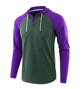Sudadera con capucha de cualquier tamaño para hombre, la mejor opción, característica abotonada, estilos de ropa de calle, venta al por mayor, patrón impreso con capucha para hombres - Product Image 2